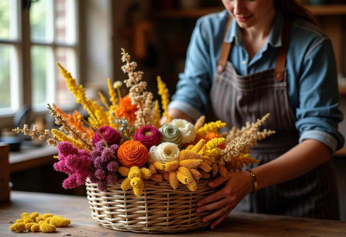 fleurs séchées