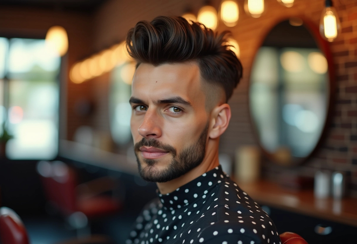 homme coupe mulet