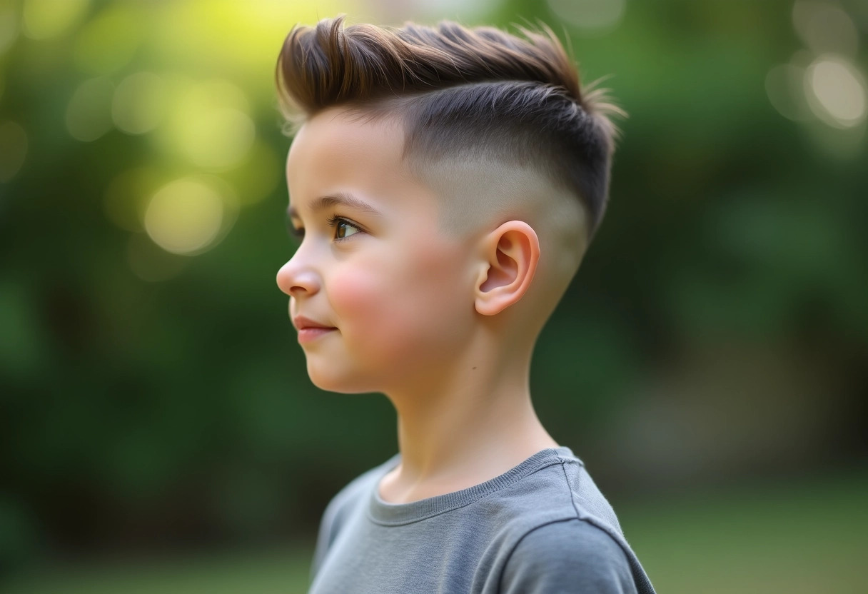 coupes garçons dégradé : choisir la longueur idéale -  coiffure homme